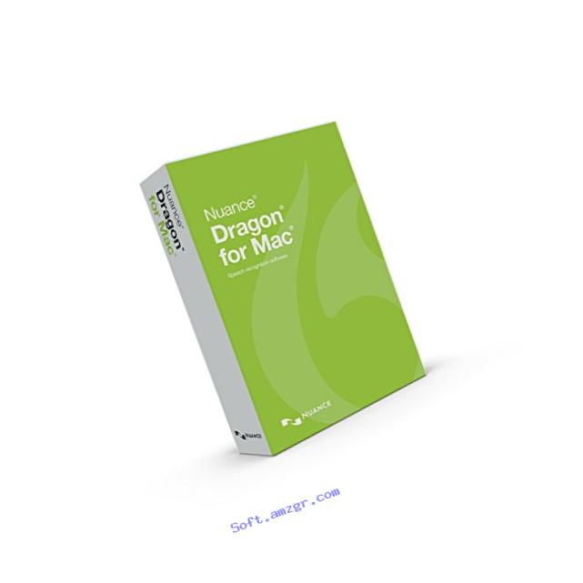 Nuance Communications Dragon for MAC 5.0, US ENGLISH [OLD VERSION]
