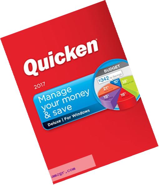 Quicken Deluxe 2017 Personal Finance & Budgeting Software