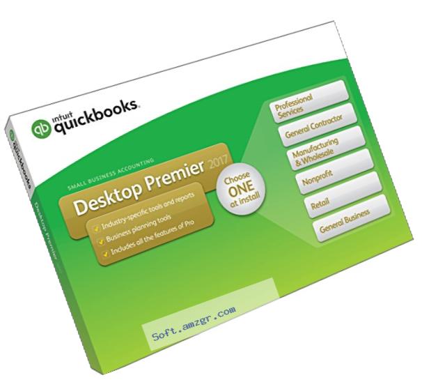 QuickBooks Desktop Premier 2017 with Industry Editions Small Business Accounting Software [PC Disc]