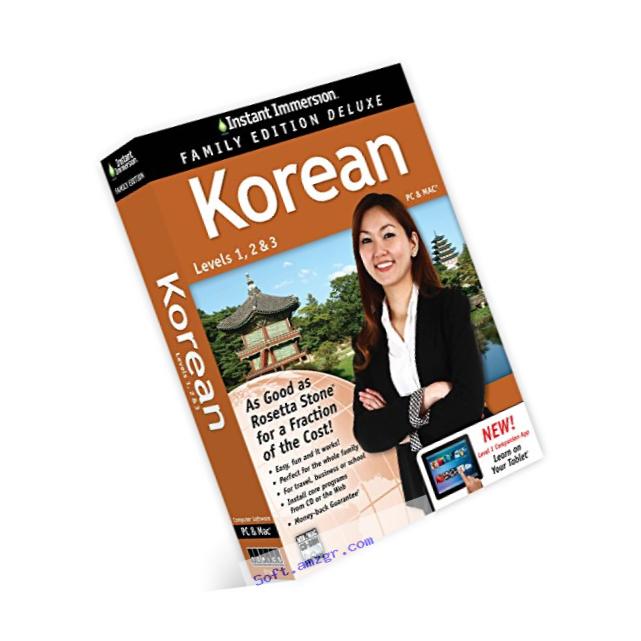 Learn Korean: Instant Immersion Family Edition Language Software Set ?- 2016 Edition