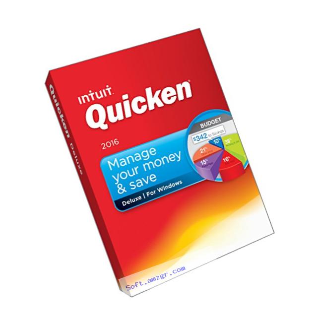 Quicken Deluxe 2016 Personal Finance & Budgeting Software [Old Version]