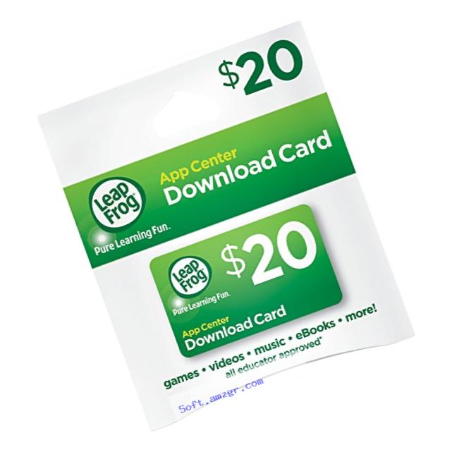 LeapFrog App Center $20 Digital Download Card